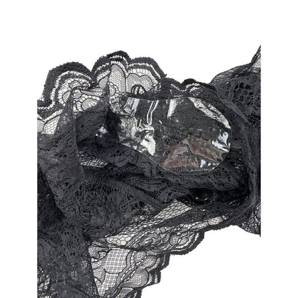 Gooseberry Intimates - You Sheer Lace Shorts in Black - Picture 4 of 5